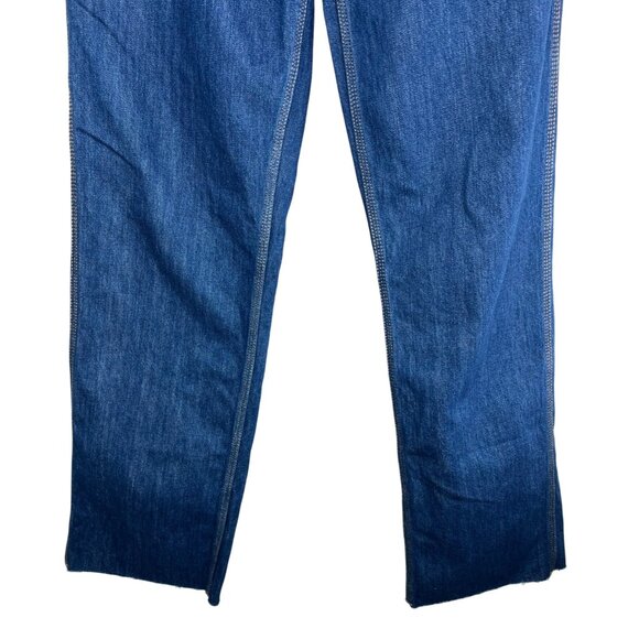 Re/Done High-Rise True Rinse Utility Loose Jeans Blue Denim Size 26 - Picture 8 of 16